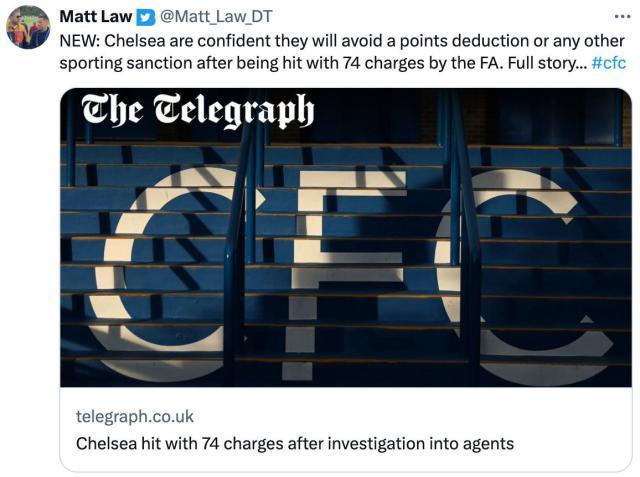 体育视频直播-英足总74项指控是纸老虎？切尔西乐观罚钱了事