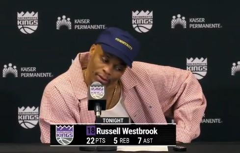 体育视频直播-解气，威少谈连胜火湖：我打法始终如一，但确实享受击败旧主