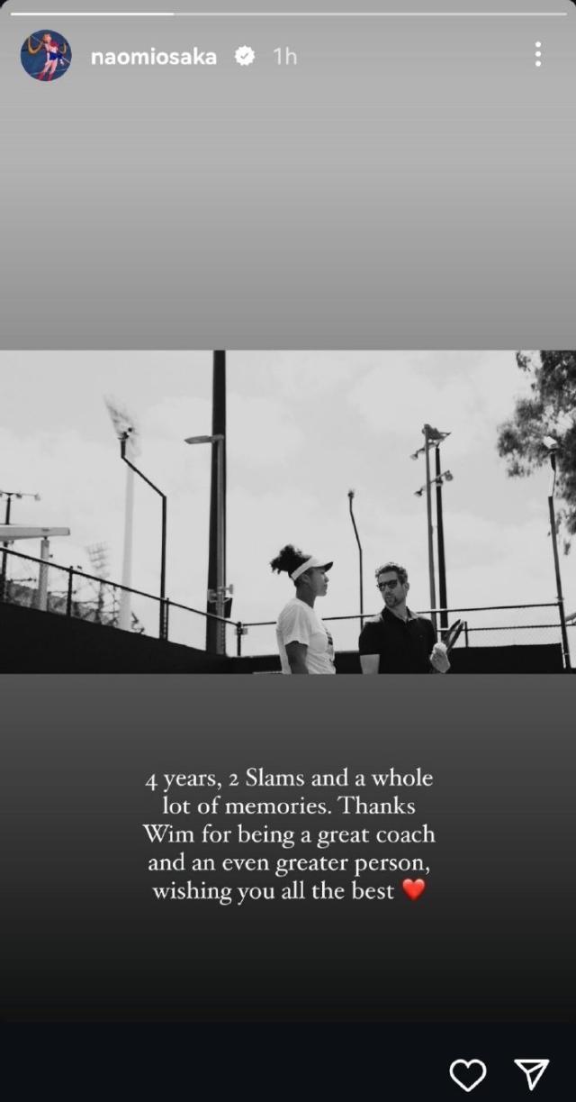 开云体育-大坂直美与郑钦文前教练分手 牵手小威前教练？